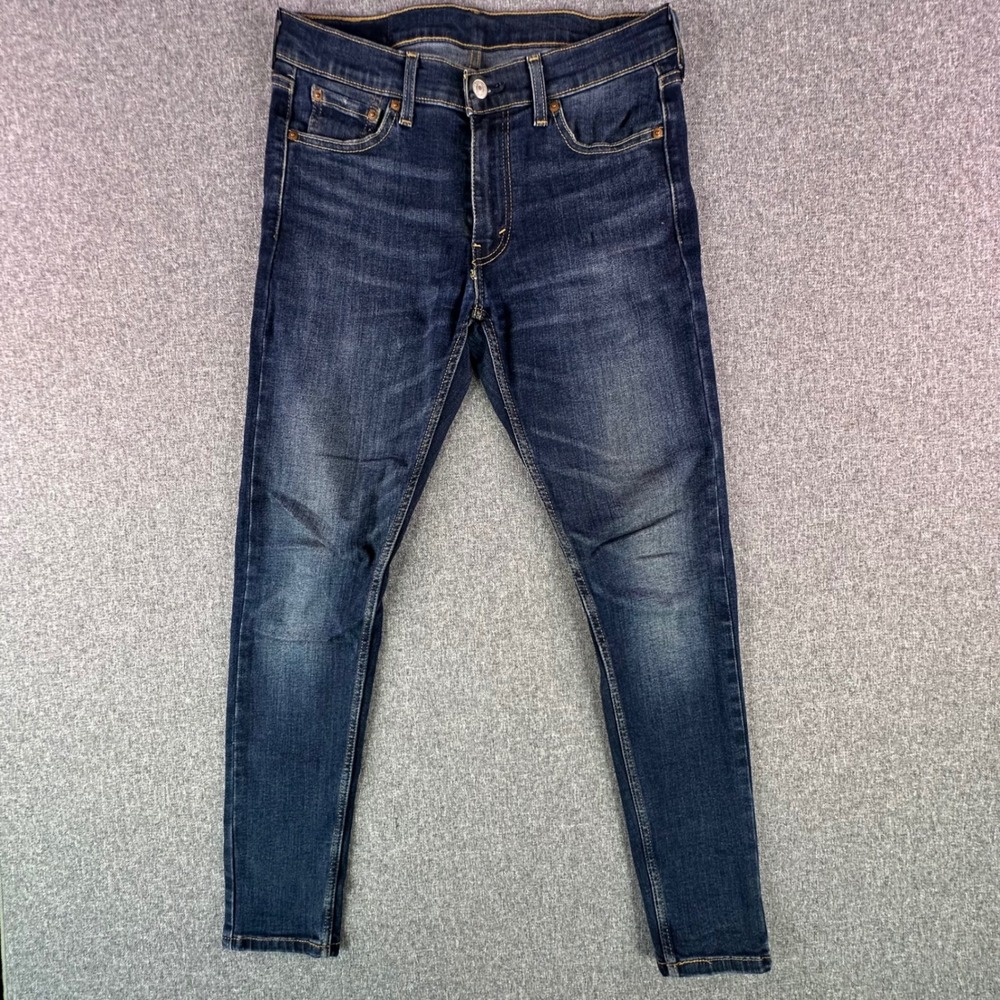 Levi's Jeans Mens 30 510 Skinny Dark Blue Stretch Denim 3050-162-06/10/26